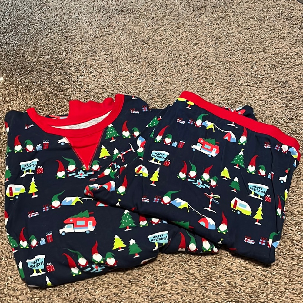 Mens gnome Christmas pajama set